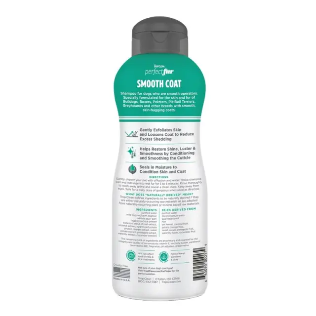 Tropiclean Perfect Fur Smooth Coat Σαμπουάν Σκύλου 473ml Μονόχρωμο 2