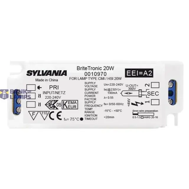 Driver BRITETRONIC 20W 0010970 Sylvania