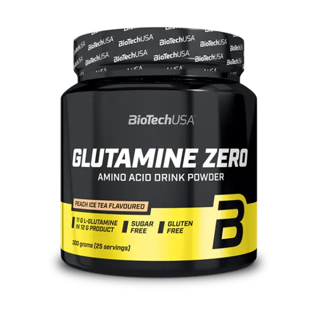 Biotech USA Glutamine Zero 300gr Peach Ice Tea