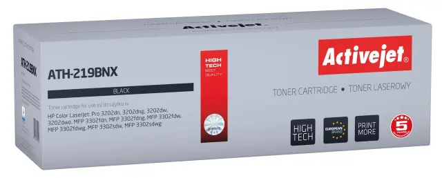 Activejet ATH-219BNX Toner for HP printer, replacement HP 219X W2190X Supreme 3200 pages black, with chip