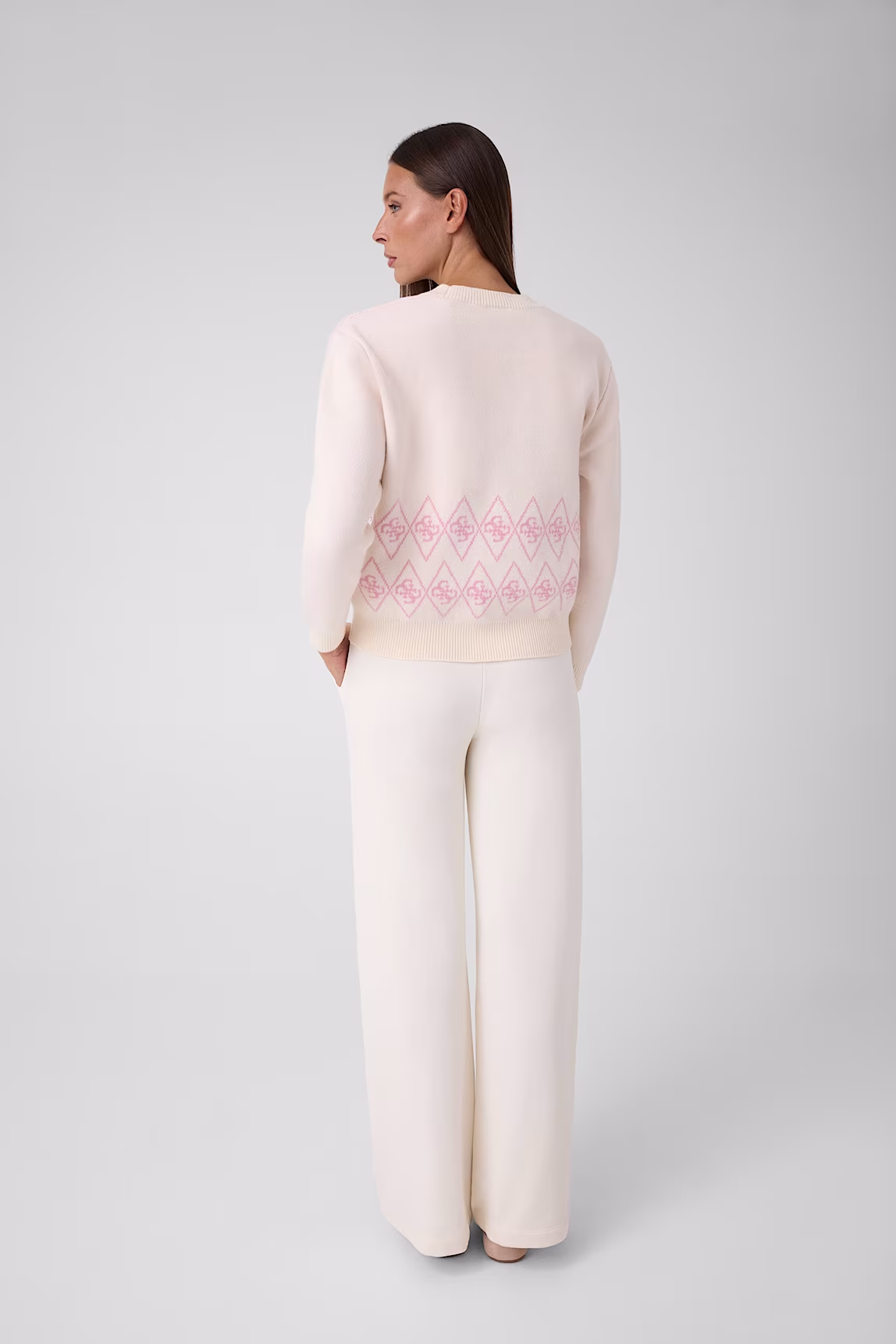 GUESS Άσπρο Παντελόνι wide leg Άσπρο - XS 2