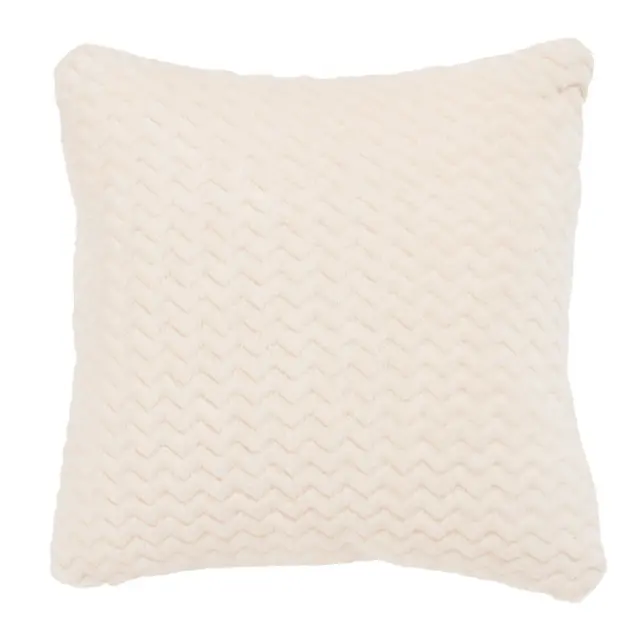 Διακοσμητικό Μαξιλάρι 40x40 Fleece Με Γέμιση Das Home 1366 Ecru 100% Πολυέστερ