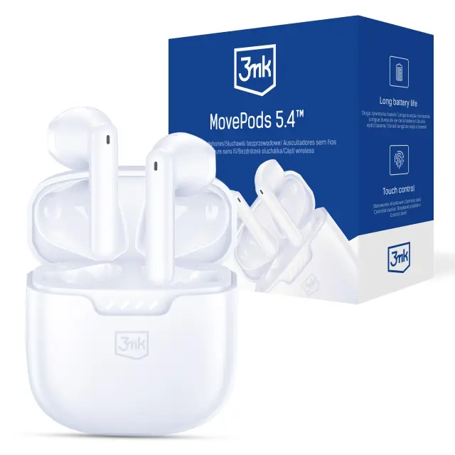 3mk® Movepods Bluetooth Ακουστικά- White 2
