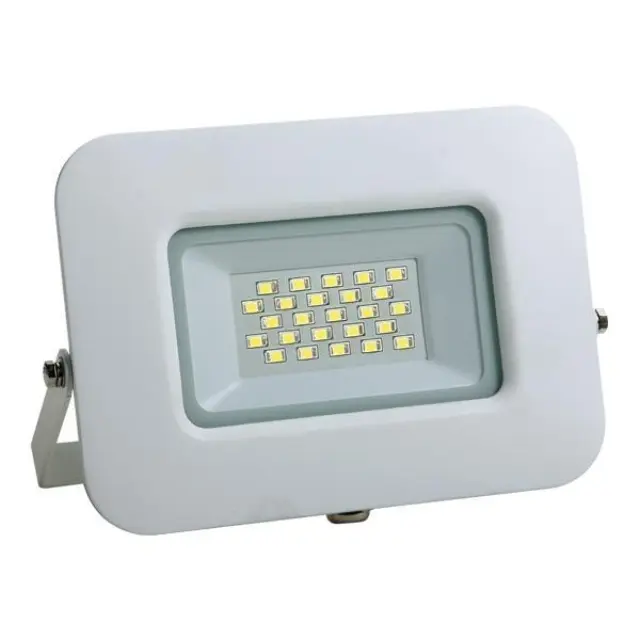 ΠΡΟΒΟΛΕΑΣ LED 20W ΒΑΣΗ 360° ΛΕΥΚΟΣ IP65 3000k Άσπρο