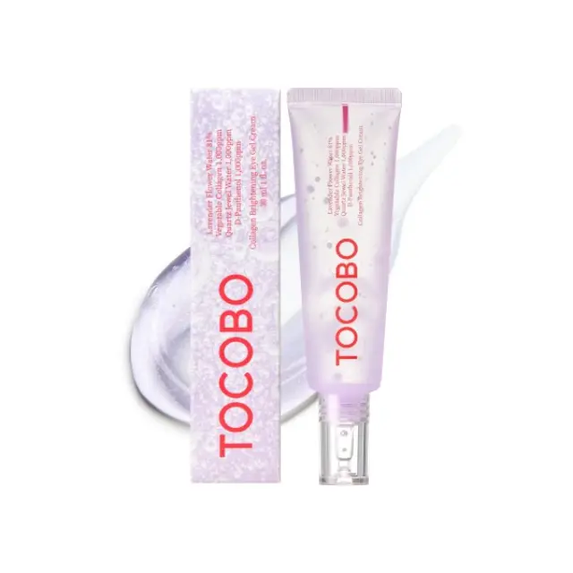 Tocobo Collagen Brightening Eye Gel Cream Αντιγηραντική κρέμα ματιών με φυτικό κολλαγόνο & ρετινόλη 30ml