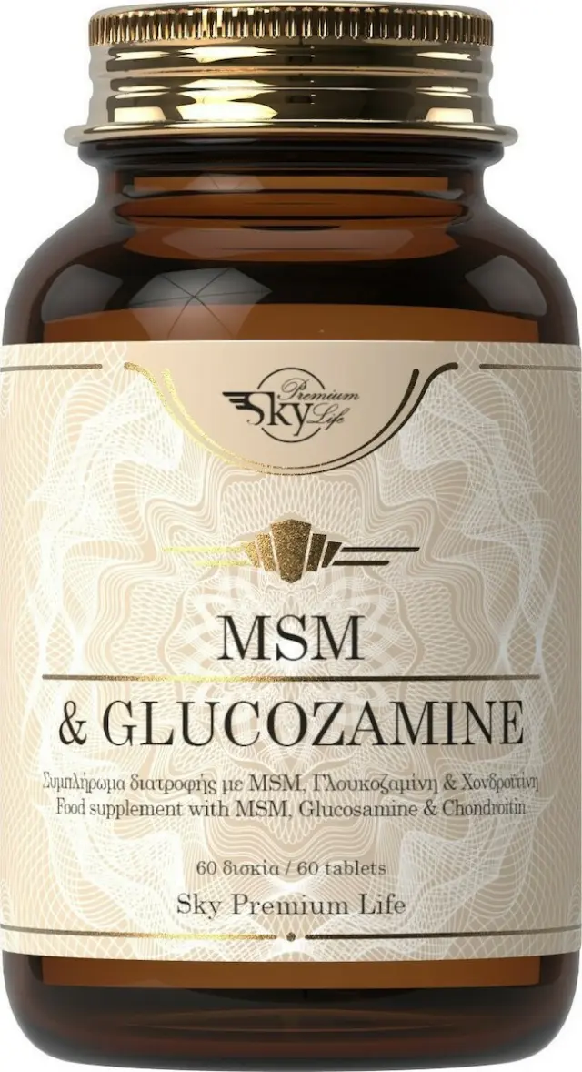 Sky Premium Life Msm & Glucosamine Συμπλήρωμα για την Υγεία των Αρθρώσεων 60 ταμπλέτες