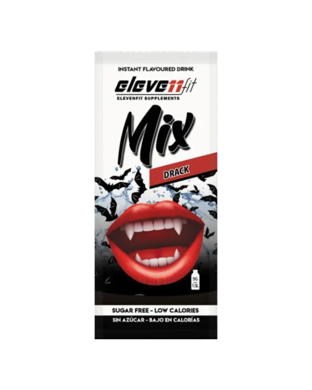 Χυμός σε Σκόνη, Eleven Fit Mix, Drack (Cola, Βανίλια, Φράουλα), 9γρ