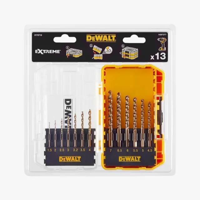 Dewalt DT70710 Extreme Σετ 13 Τρυπάνια με Κυλινδρικό Στέλεχος για Μέταλλο 3