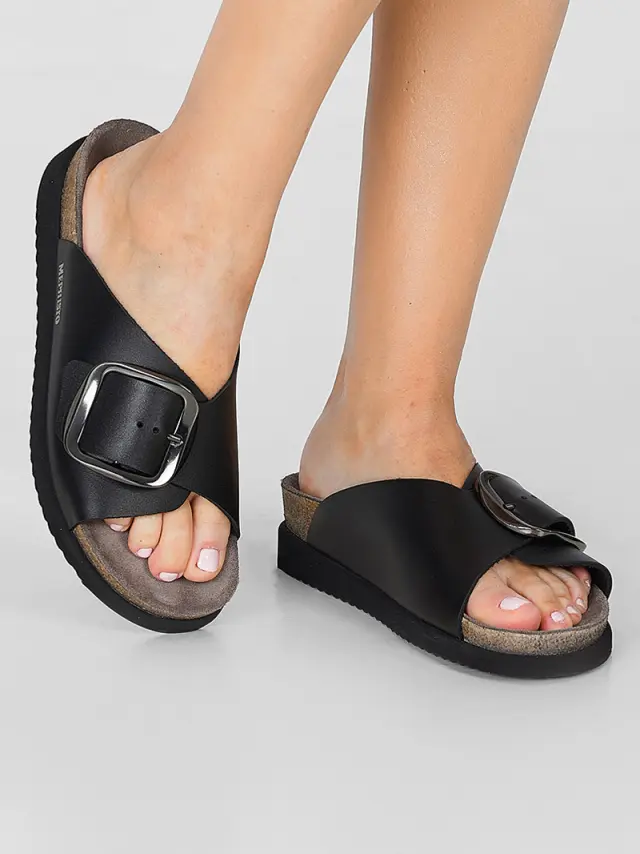 Mephisto Πέδιλα Γυναικείο δέρμα Μαύρο MEP/HARIANA BLACK 2