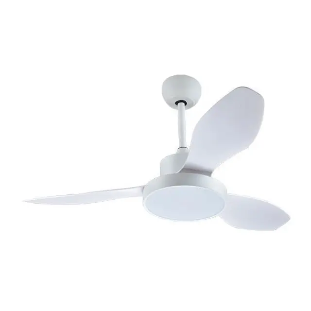 Λευκός Ανεμιστήρας Οροφής με LED Φως & Κοντρόλ Φ122 | 35W DC 6 Ταχύτητες Άσπρο 2