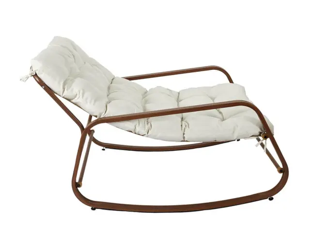 Πολυθρόνα κήπου Miami Home Deco Factory με μαξιλάρι και διαστάσεις 92x130x69cm HDO7309 2