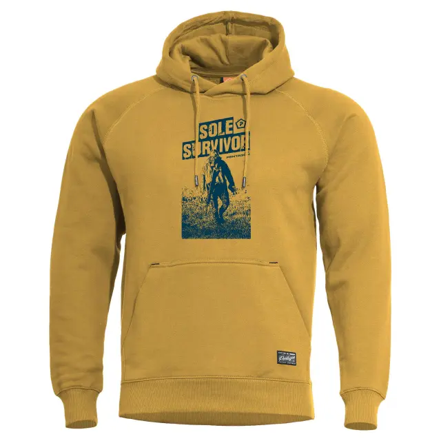 Pentagon Phaeton "Sole survivor" Hood Sweater-Μπλούζα Φούτερ για Καθημερινή Χρήση - 83-SprinBok Green-Πράσινο Σκούρο 2