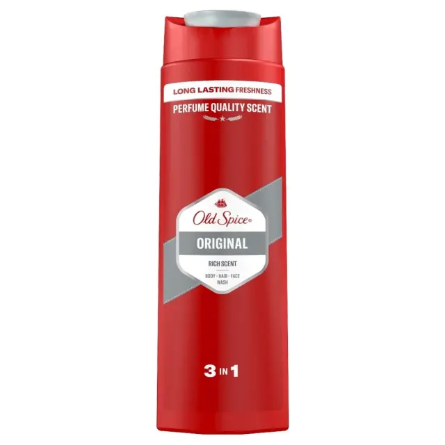 Old Spice Original Αφρόλουτρο & Σαμπουάν Για Άνδρες 400ml