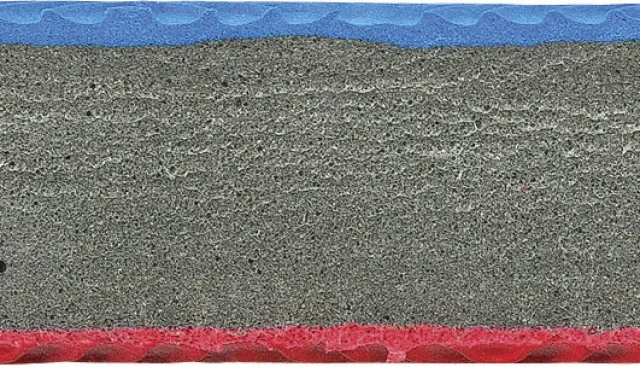 AMILA Δάπεδο Προστασίας EVA Διαμάντι 100x100cm 2,5cm Κόκκινο-Γκρι-Μπλε (36643) 2