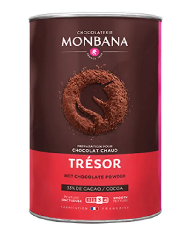 Monbana Trésor Ρόφημα Σοκολάτας 33% Κακάο 1kg