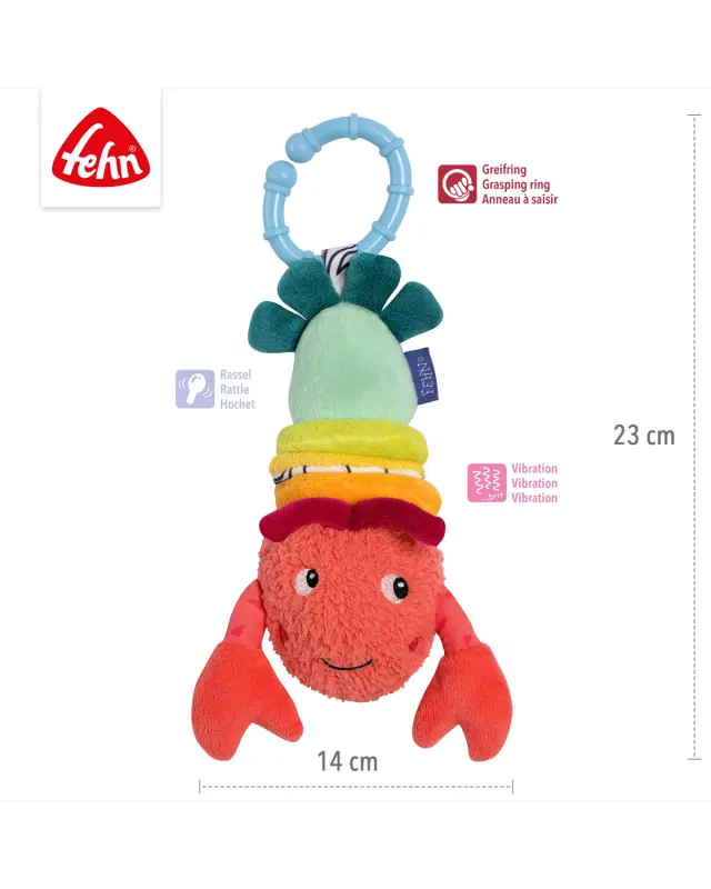 Παιχνίδι Fehn δραστηριοτήτων αστακός 14εκ. 2