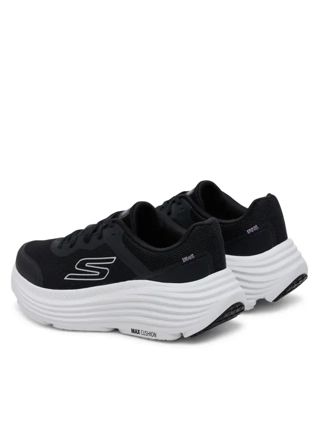 Skechers Max Cushioning Γυναικεία Sneakers Μαυρο / Ασπρο 129470-BKW - 41 3