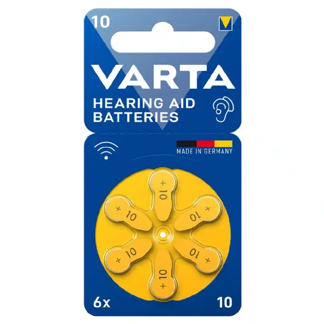 Μπαταρίες Ακουστικών Βαρηκοΐας Varta No 10 PR70 ZA10 PR10