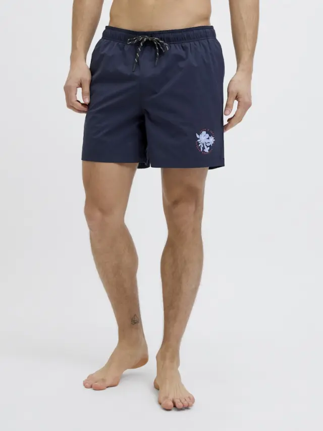 JPSTMAUI STAR SWIMSHORTS STYD SS25 navy blazer - XL 3