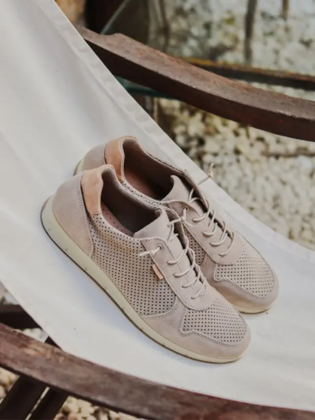 Imac Sneakers Ανδρικό δέρμα Nubuck Μπεζ IMA/551380 BEIGE 3