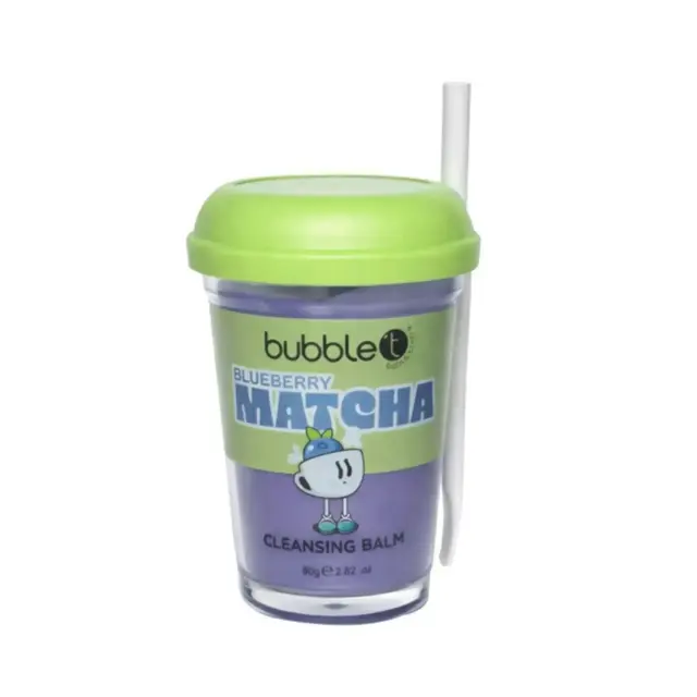 Bubble T Matcha Cleansing Balm 80g Blueberry