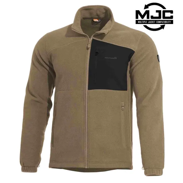 Pentagon Athos 2.0 Fleece Jacket-Ζακέτα Fleece για Τακτική-Καθημερινή Χρήση - 03-Coyote-Καφέ