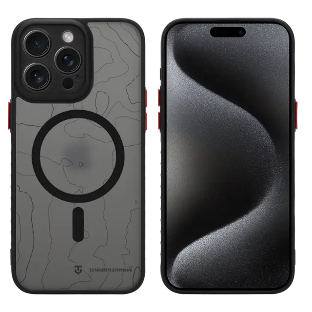 Tactical MagForce Warthog Cover for Apple iPhone 15 Pro Max Asphalt 2