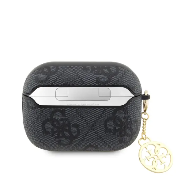 Guess 4G Script PC/PU Charm Case for AirPods Pro 2 Black 2