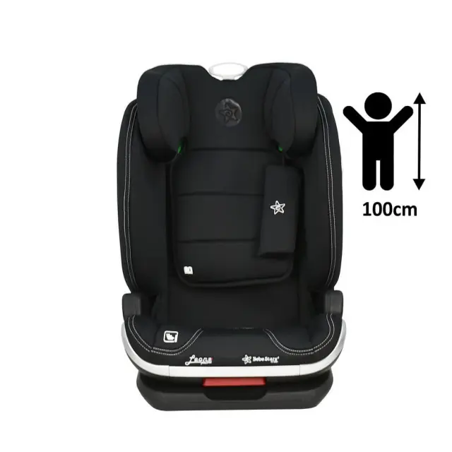 Κάθισμα Αυτοκινήτου Bebe Stars Leon Plus Isofix I-Size Black 944-188 2