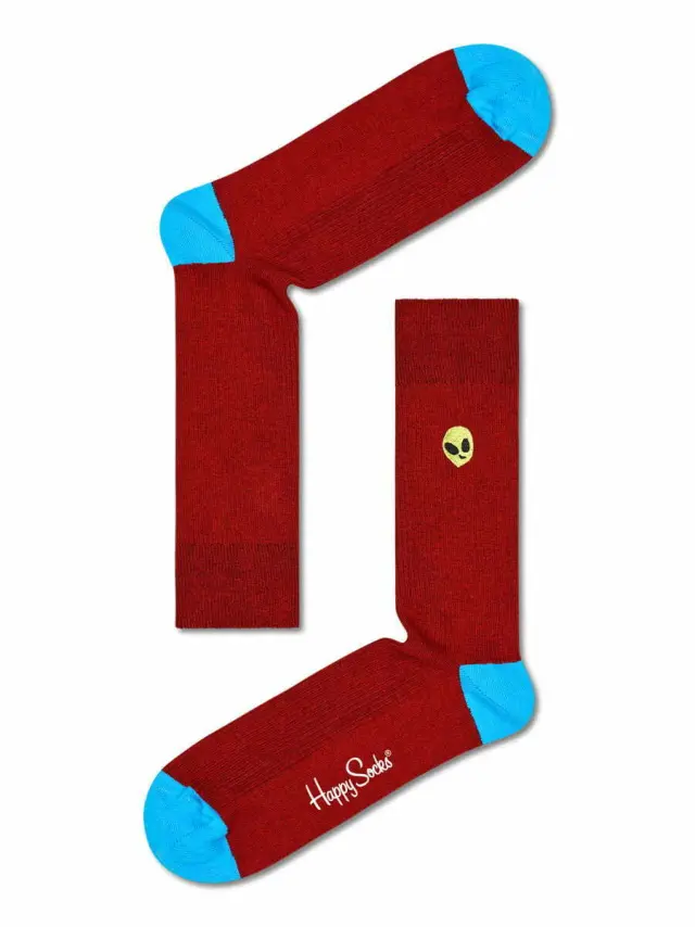 Κάλτσα Βαμβακερή με Σχέδια Alien HAPPY SOCKS - 36-40