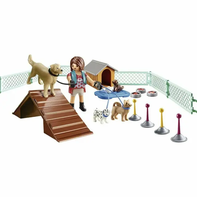Playmobil City Life gift set εκπαιδεύτρια σκύλων 70676