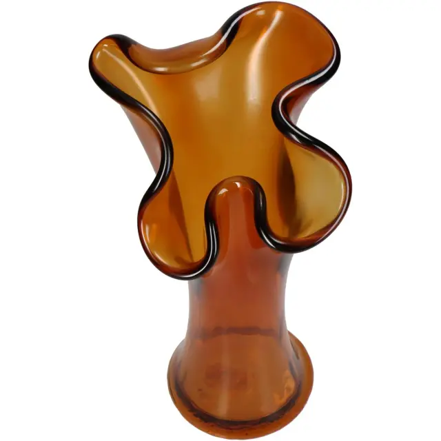 Βάζο Amber Ανακυκλωμένο Γυαλί 20x20x30cm 2