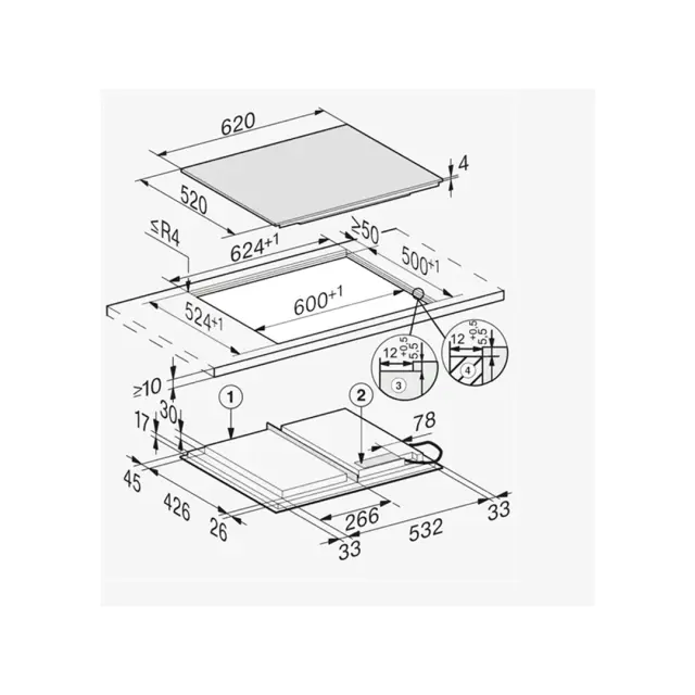 ΕΣΤΙΑ ΕΠΑΓΩΓΙΚΗ KM 7867-1 FL DIAMOND D 230/50 MIELE (12158530) 3