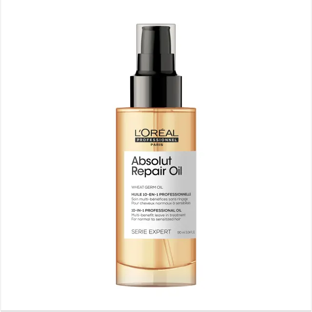 Serie Expert Absolut Repair Έλαιο Εντατικής Αναδόμησης Πολλαπλών Χρήσεων Για Ταλαιπωρημένα Μαλλιά