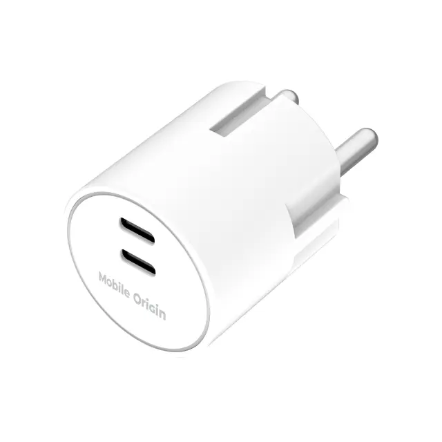 Mobile Origin 30W Charger Plug PW33 - 2x USB-C, white 3
