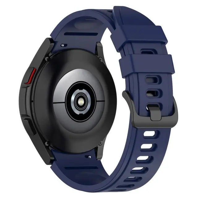 Ανταλλακτικό Λουράκι Σιλικόνης για Samsung Galaxy Watch 4/5/5 Pro- Μπαρέτα 20mm- Dark Blue OEM