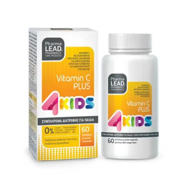 Pharmalead 4Kids Βιταμίνη για Ενέργεια, Ανοσοποιητικό & Αντιοξειδωτικό Πορτοκάλι 60 ζελεδάκια