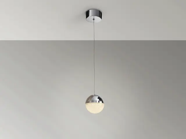 SPHERE LED LAMP Ø12 1L φωτιστικό κρεμαστό Χρώμιο