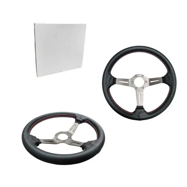 Τιμόνι Αυτοκινήτου Racing με Διάμετρο 35cm – Racing Car Steering Wheel 35cm 0146417