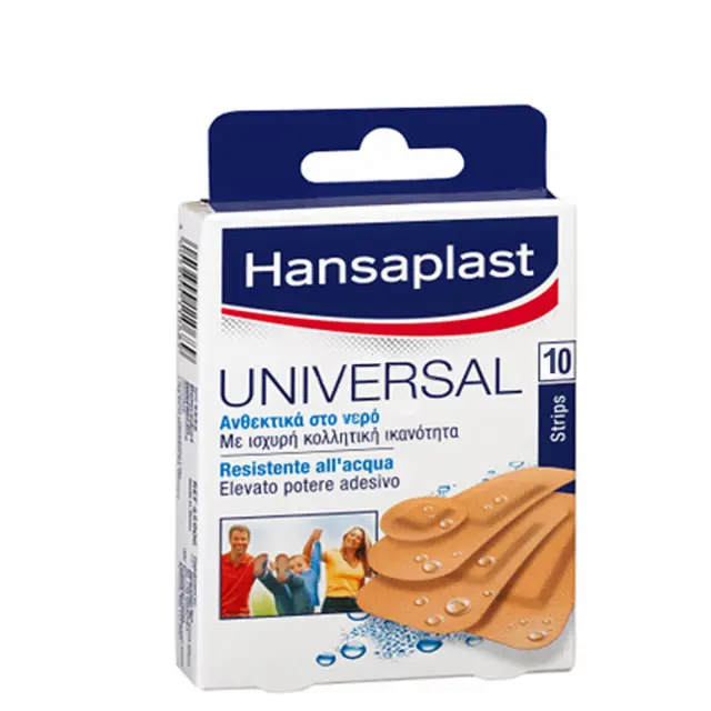 Hansaplast Universal Bacteria Shield Αδιάβροχα Αυτοκόλλητα Επιθέματα 10τμχ