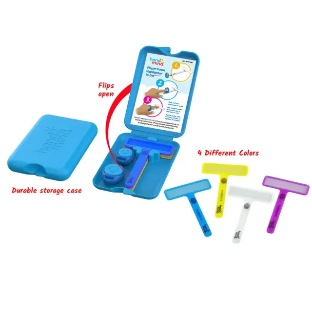hand2mind Βοήθημα Ανάγνωσης FingerFocus Highlighter To Go για 3+ ετών 94469 2