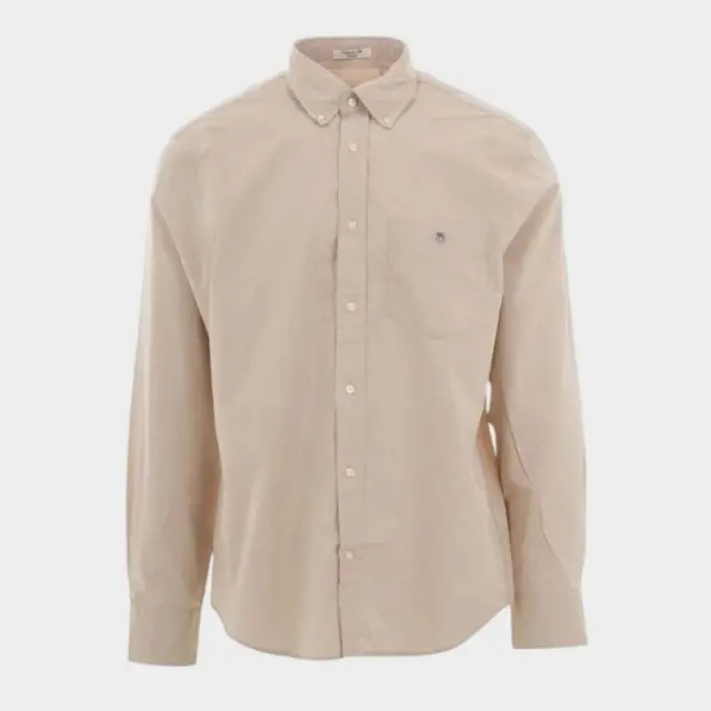 Πουκάμισο Gant Regular Fit Poplin 3000100-200 Μπεζ - M