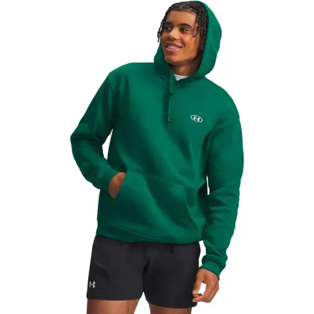 Under Armour Men's Rival Fleece Hoodie Πράσινο 6013448-312 (Under Armour)