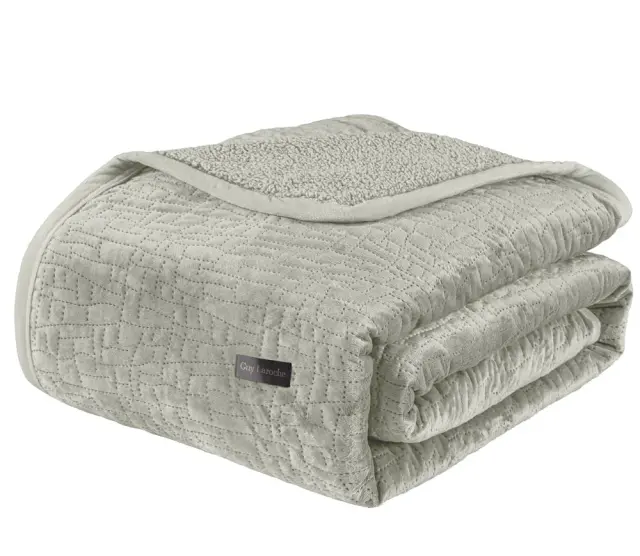 ΚΟΥΒΕΡΤΑ ΥΠΕΡΔΙΠΛΗ ΣΕΤ 2ΤΜΧ BOLZANO KHAKI 220X240 GUY LAROCHE 3