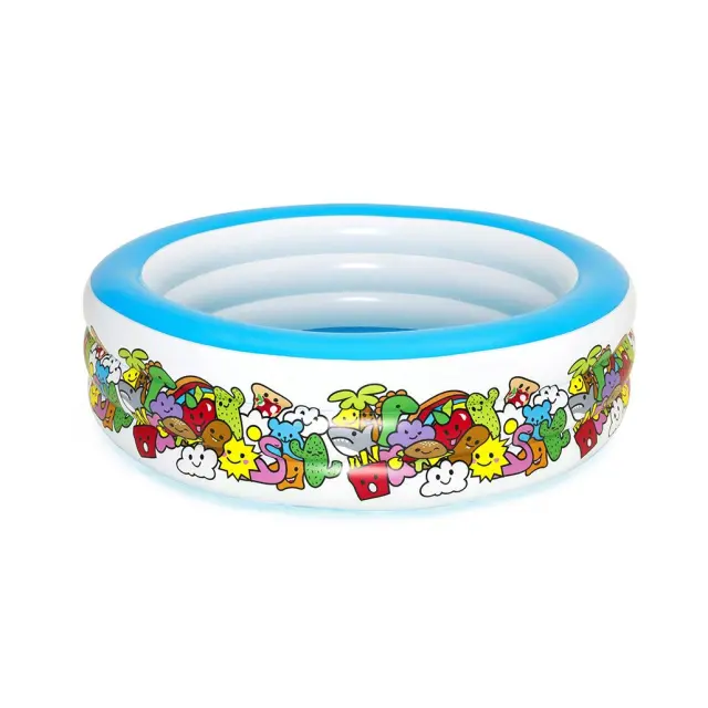 Πισίνα Φουσκωτή Παιδική BESTWAY PLAY POOL Φ196x53cm 2