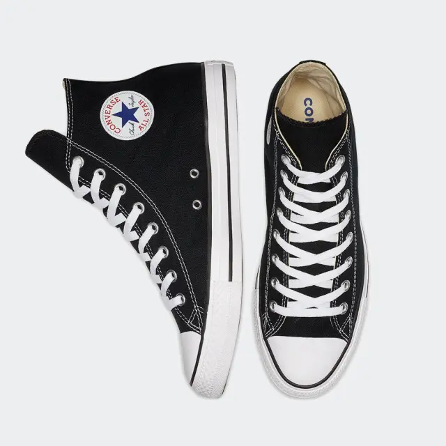 Converse Unisex Chuck Taylor All Star HI Canvas Μαύρο - Άσπρο M9160C (Converse) 3