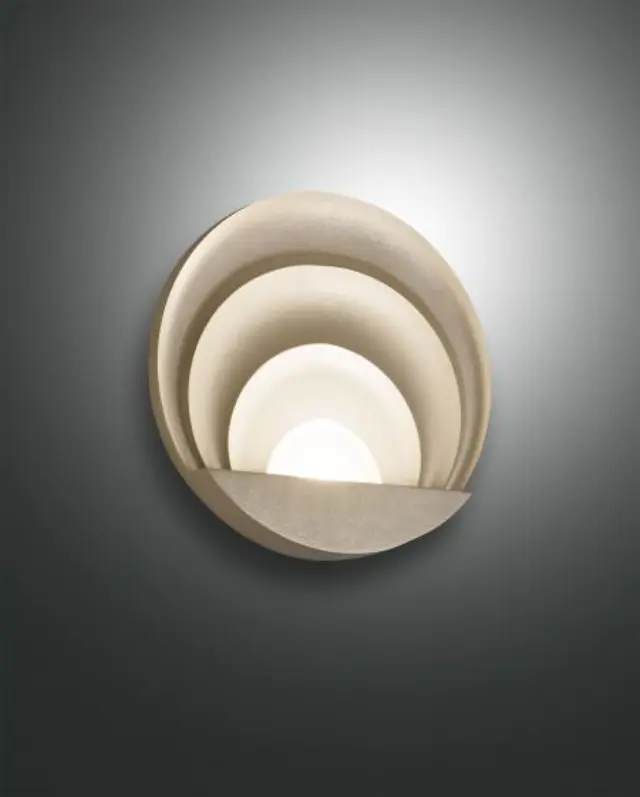 Sunrise 3523-21 φωτιστικό απλίκα Ø26cm Χρυσό