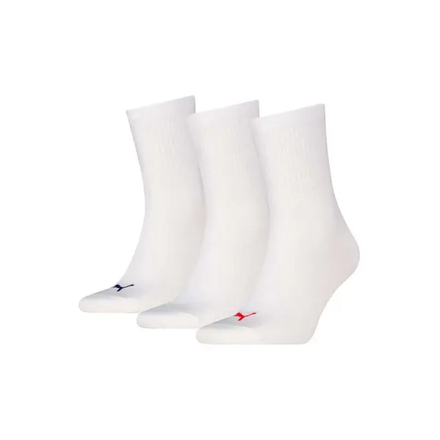Puma Adult Logo Short 3 Pair Crew Socks Μπεζ 701236900-002 (Puma) - Large