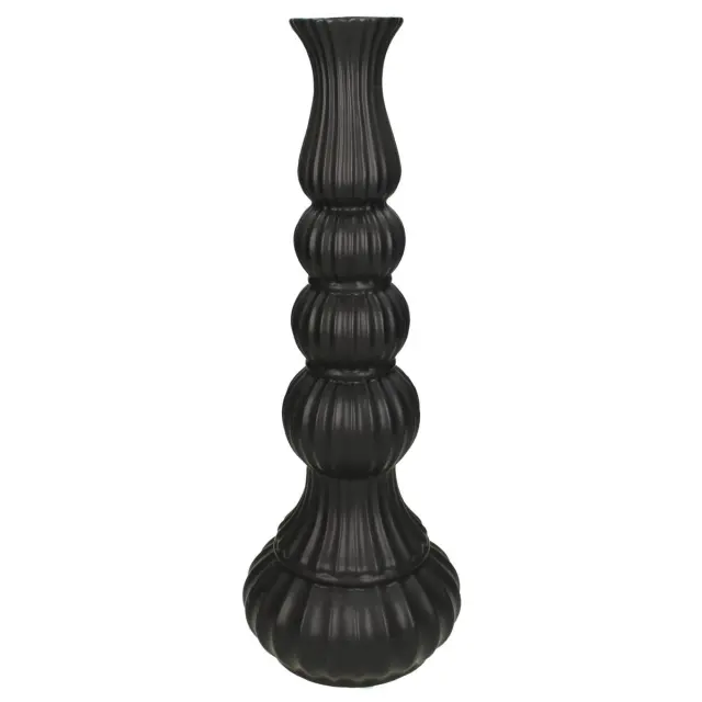 Βάζο Μαύρο Κεραμικό 15.5x15.5x41.5cm