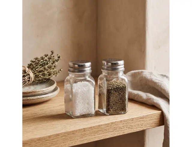 Σετ Αλατοπίπερο Excellent Houseware Σε Γυάλινο Δοχείο - 2 τεμάχια 170423510